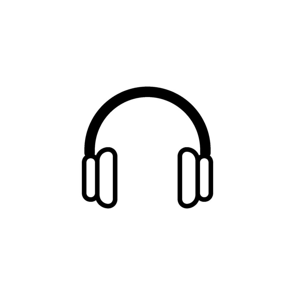 headset icon design vector templates