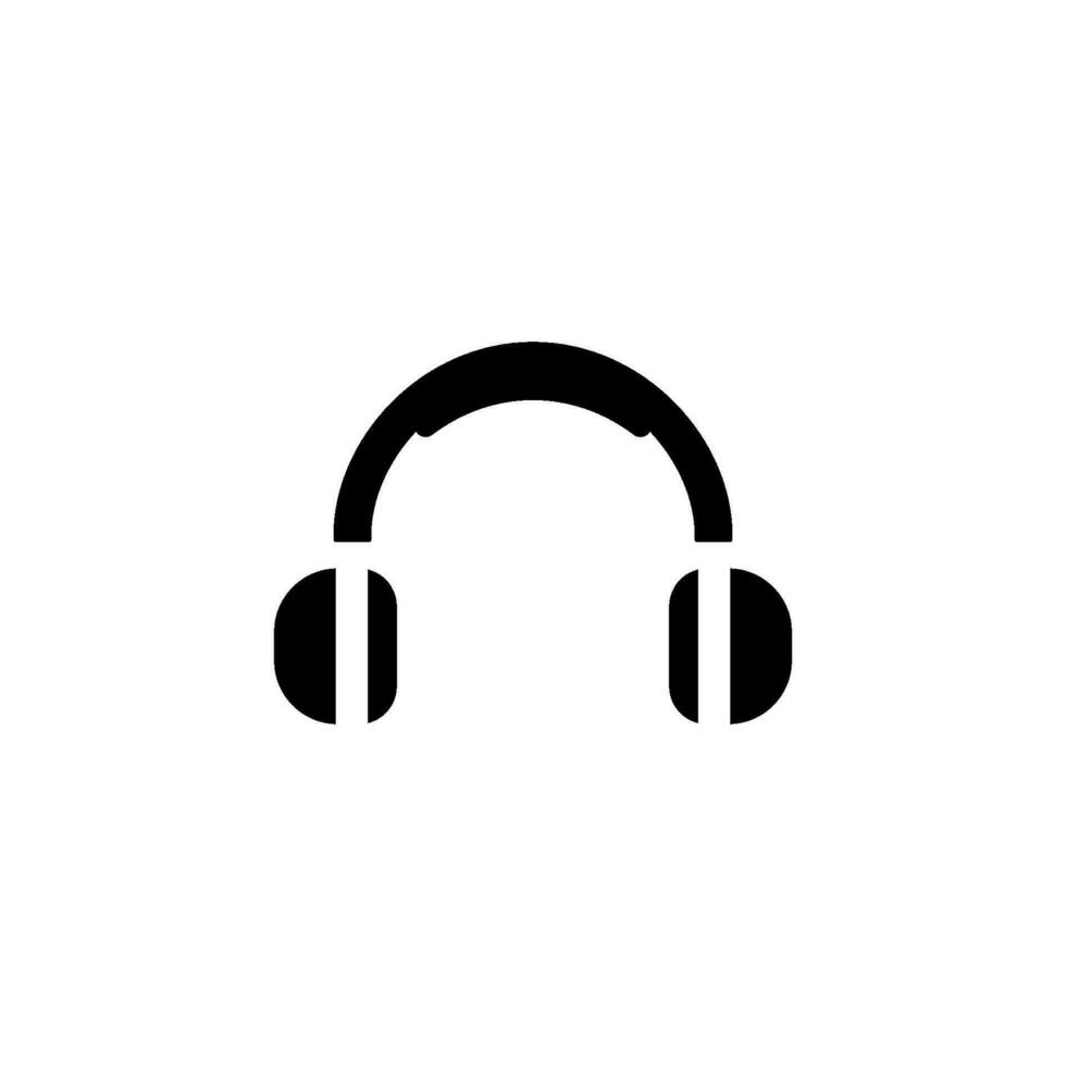 headset icon design vector templates