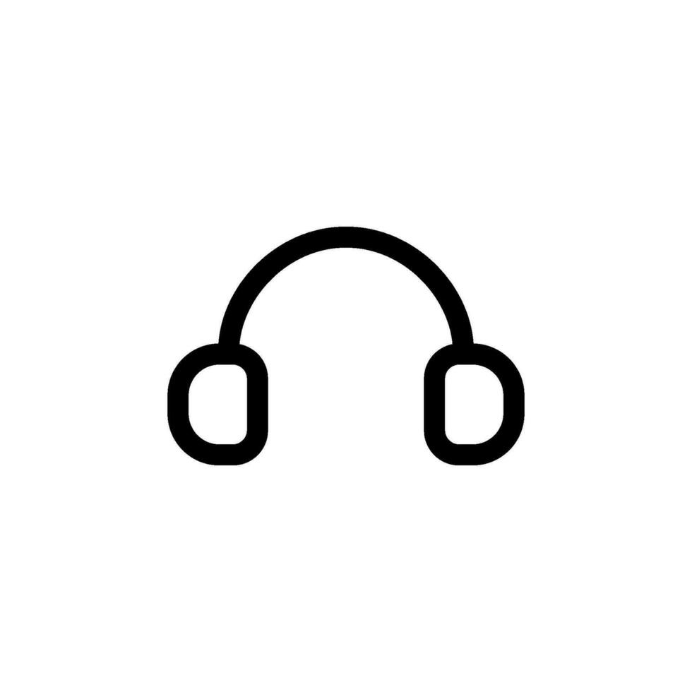 headset icon design vector templates