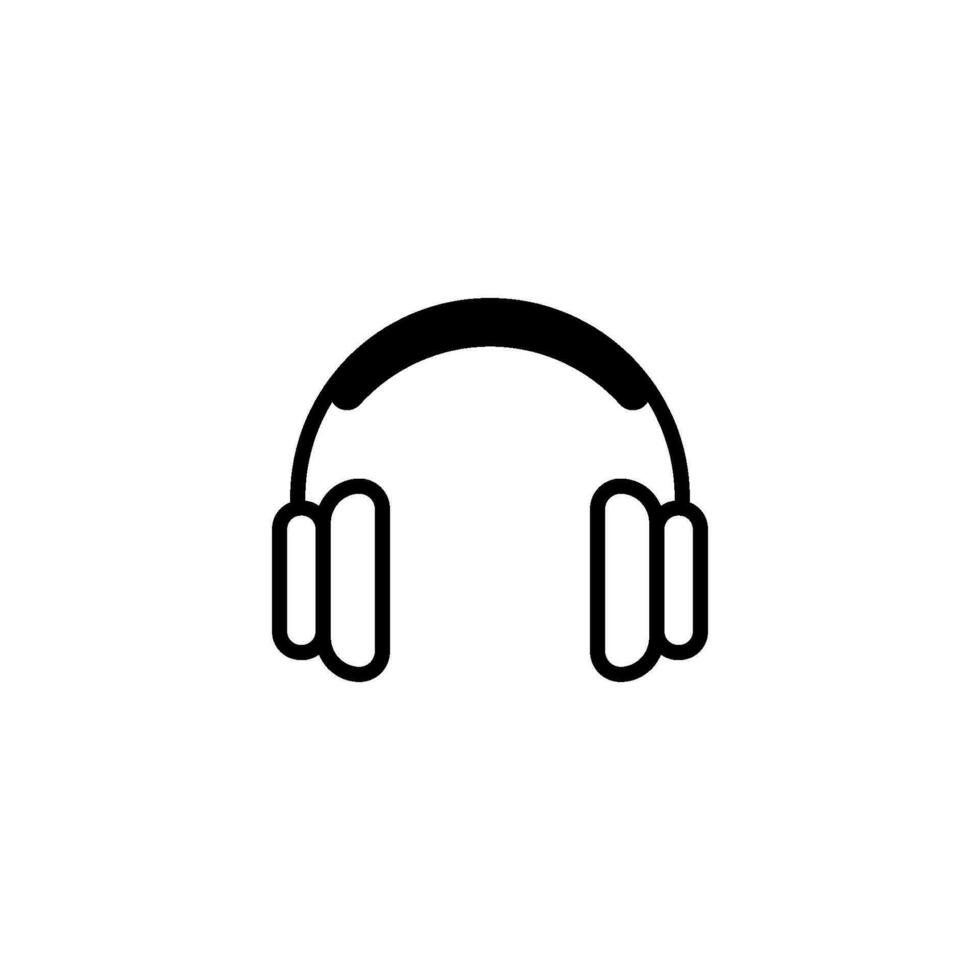 headset icon design vector templates