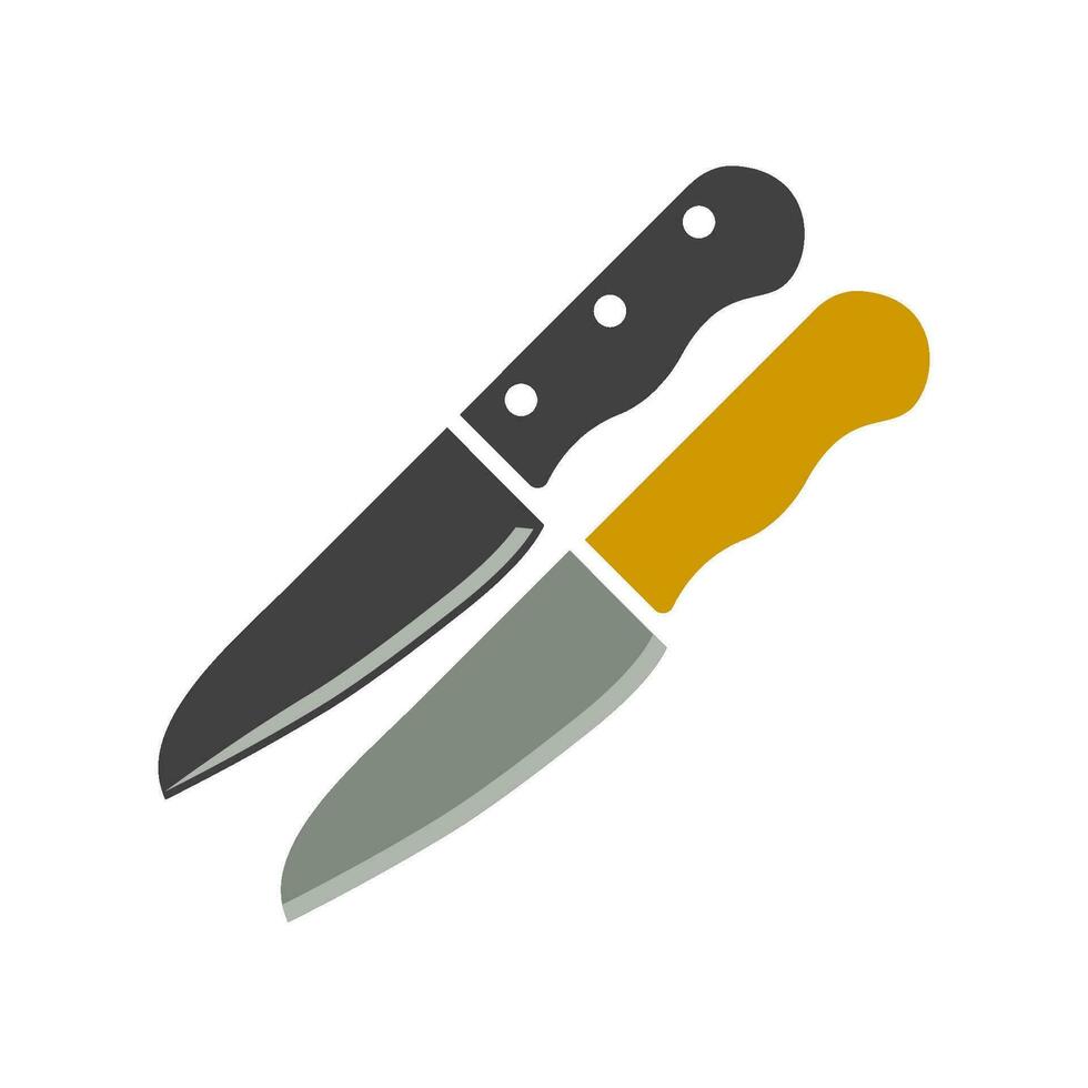 cuchillo icono diseño vector plantillas