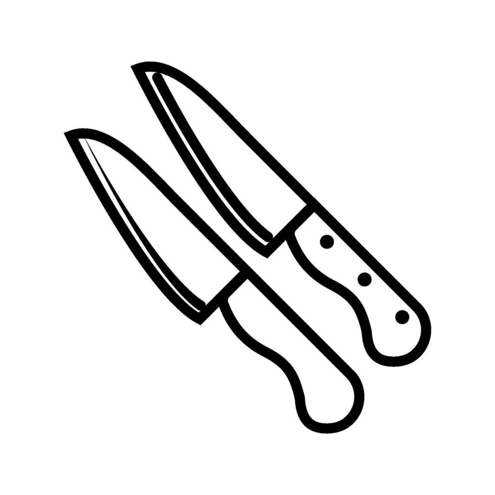 cuchillo icono diseño vector plantillas