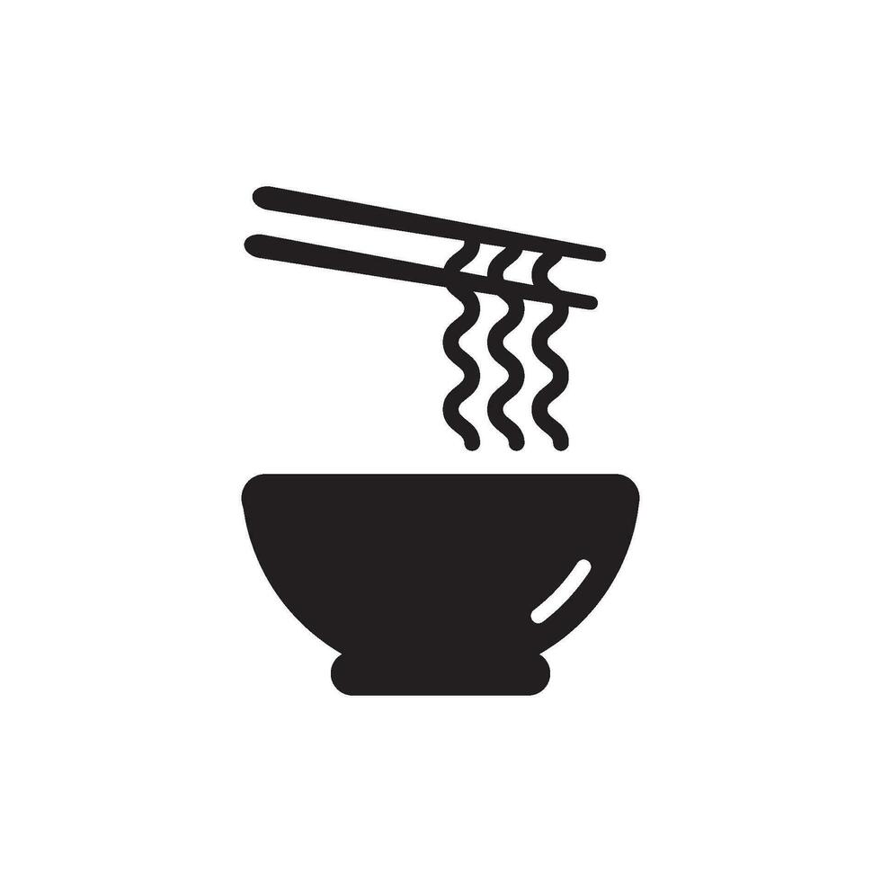 noodles icon design vector templates