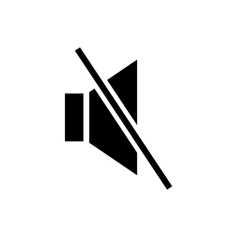 mute icon vector design templates