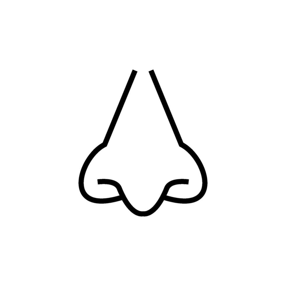 nose icon vector design templates
