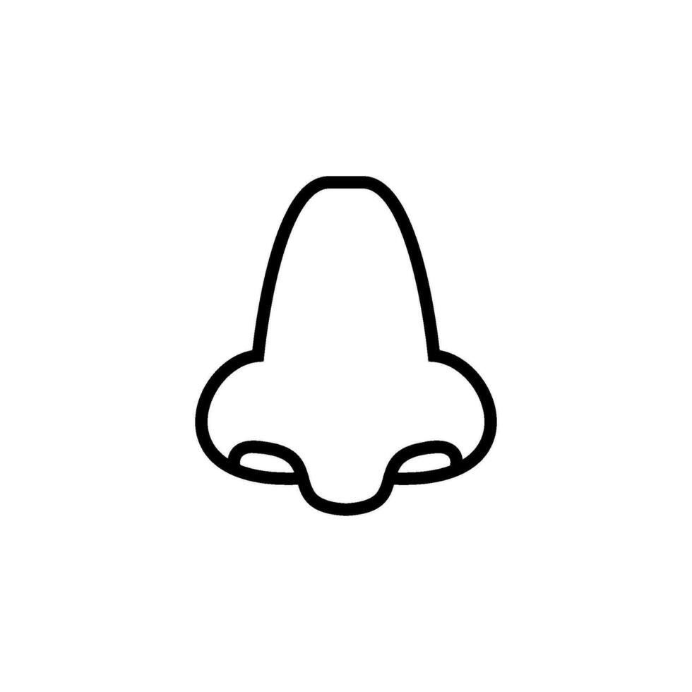 nose icon vector design templates