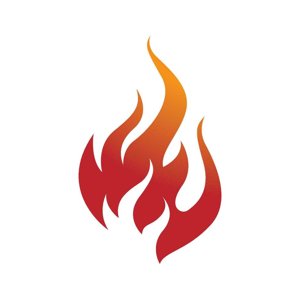 Fire Logo Template  Flame Symbol  Icon Vector