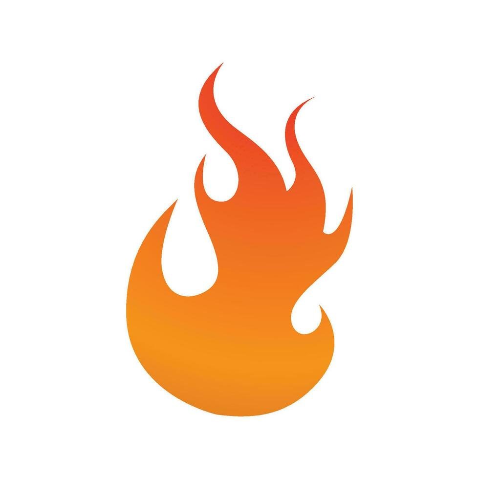 Fire Logo Template  Flame Symbol  Icon Vector