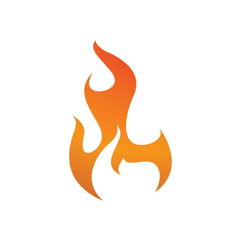 Fire Logo Template  Flame Symbol  Icon Vector