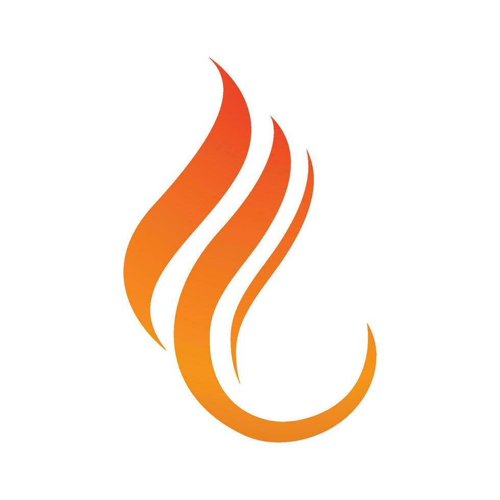 Fire Logo Template  Flame Symbol  Icon Vector