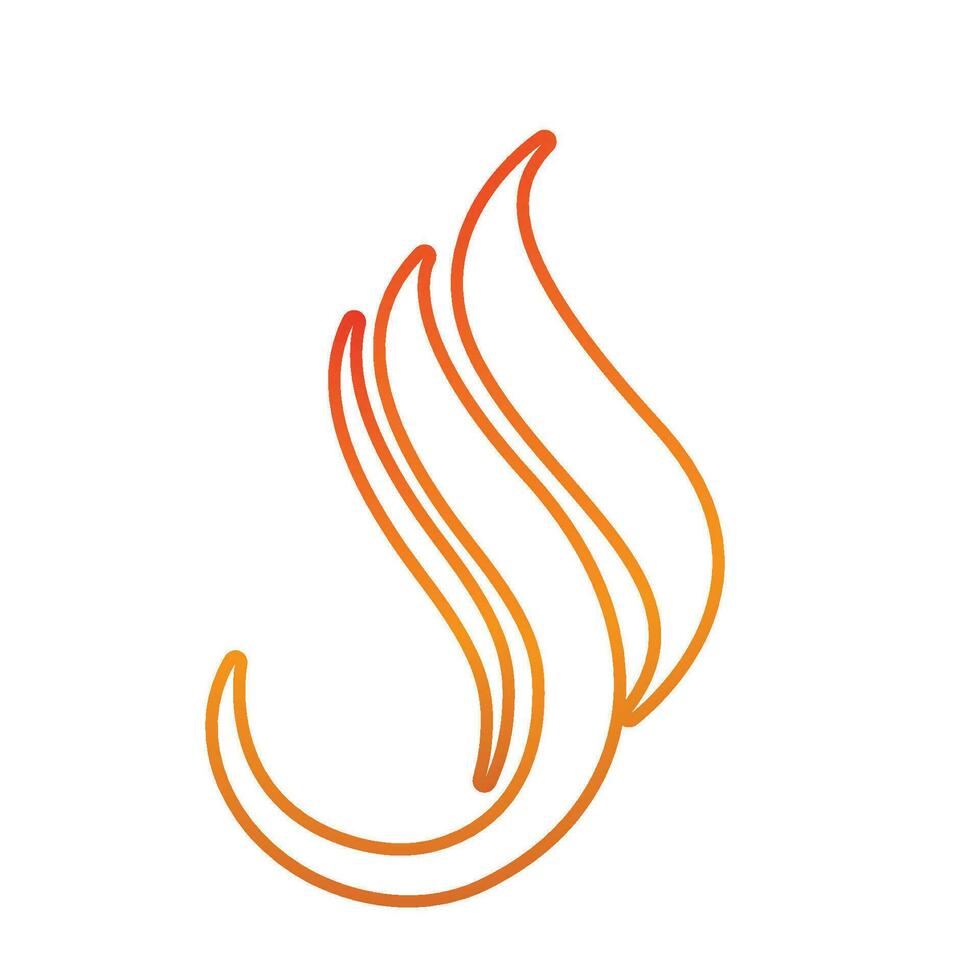 Fire Logo Template  Flame Symbol  Icon Vector