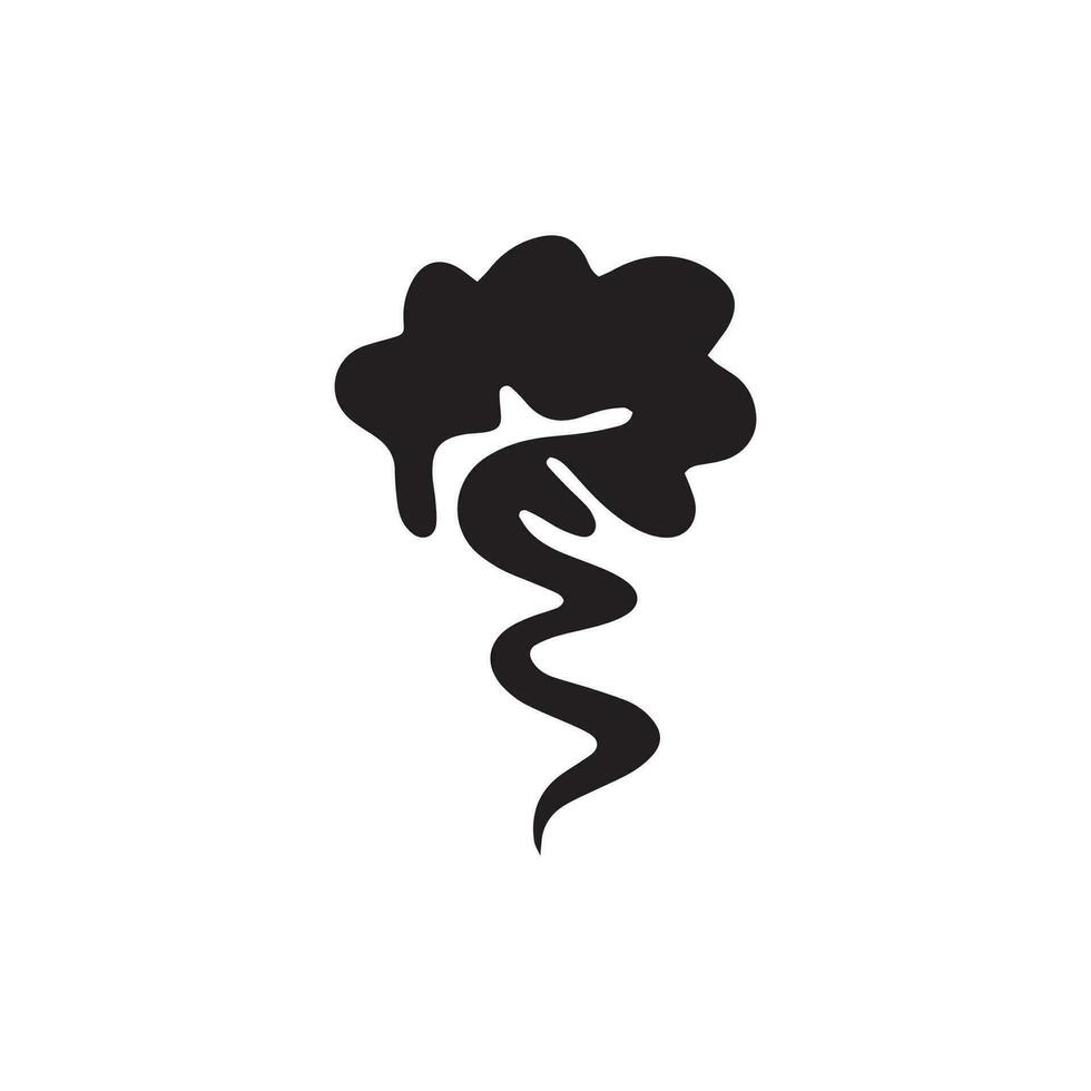 smoke vector icon design illustration