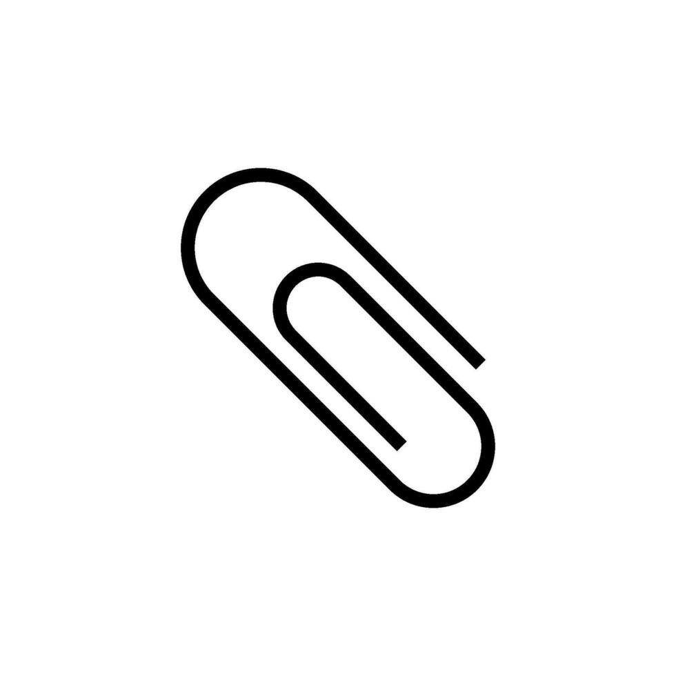 paper clip icon vector design templates