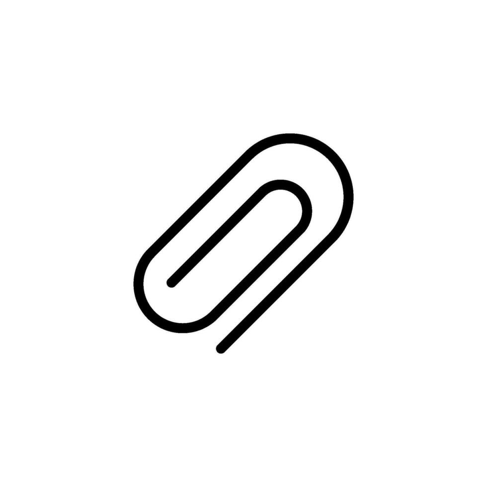 paper clip icon vector design templates