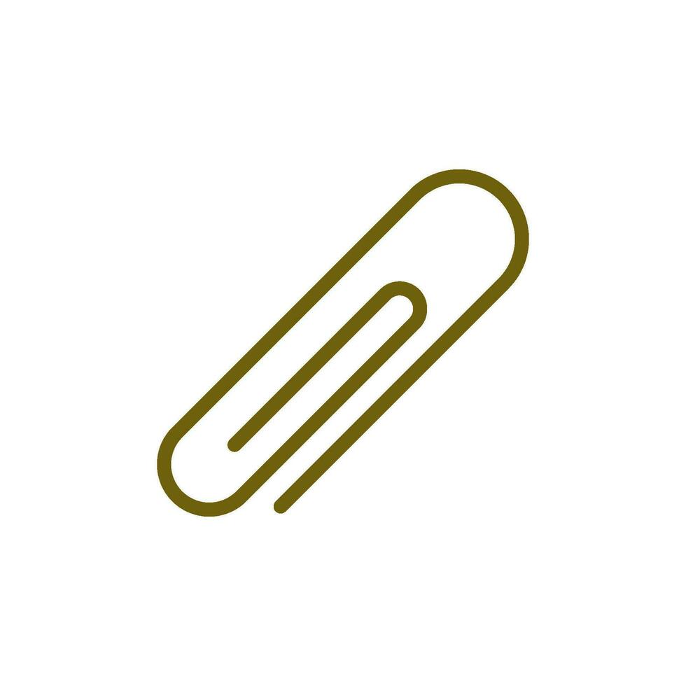 paper clip icon vector design templates