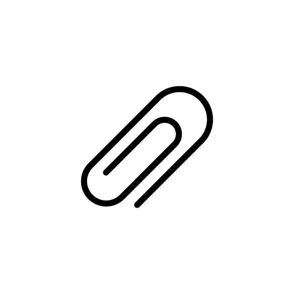 paper clip icon vector design templates