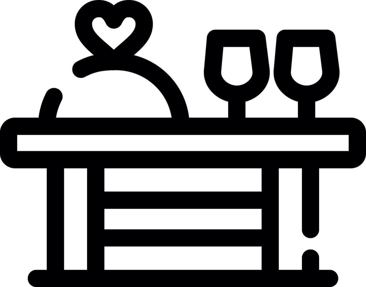 Banquet Creative Icon Design vector