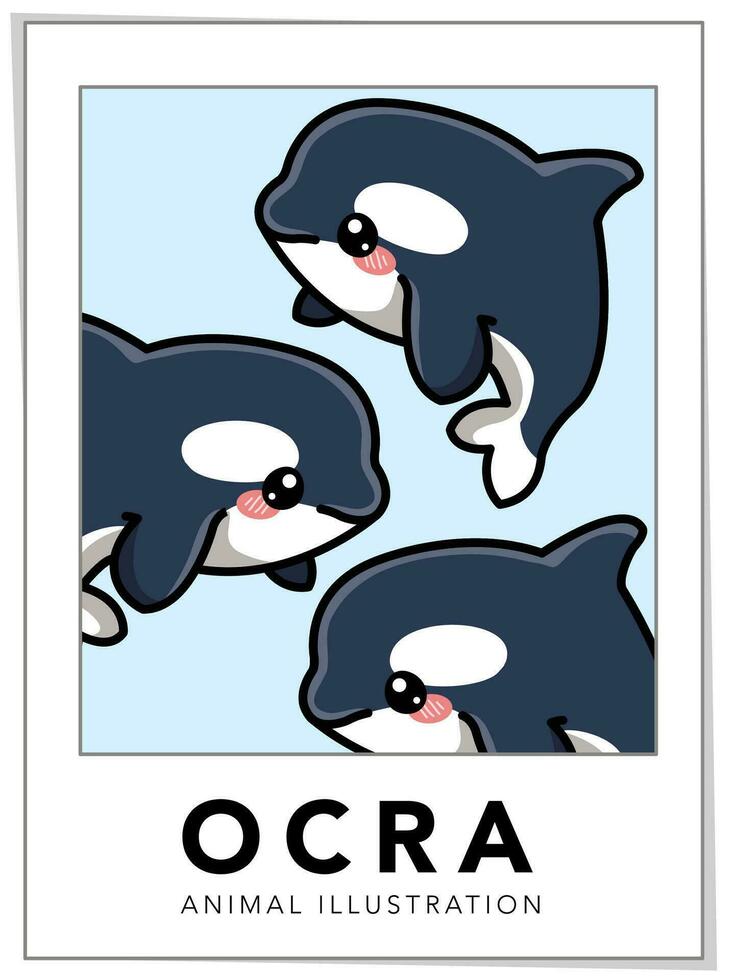 Cute Ocra Vector Illustration