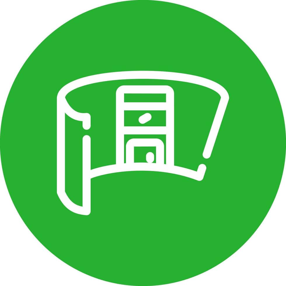Virtual Office Creative Icon Design vector