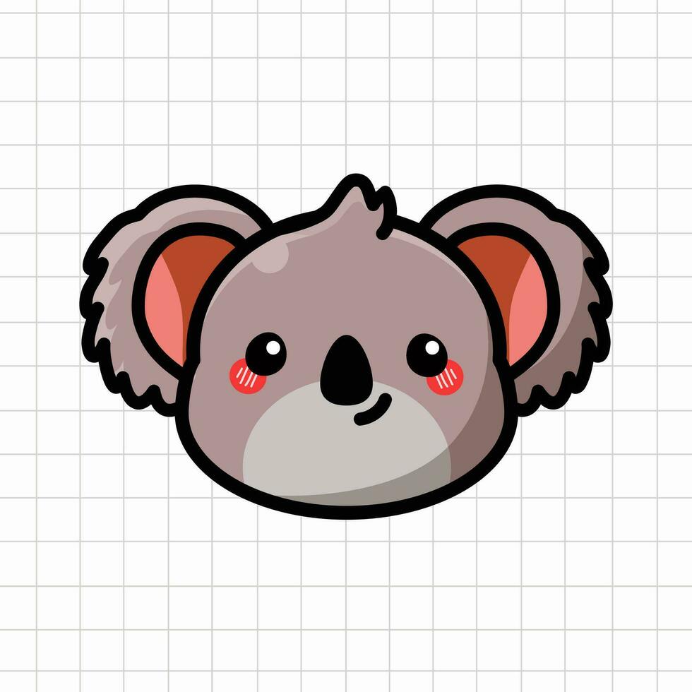 Cute Koala Animal Illustration vector
