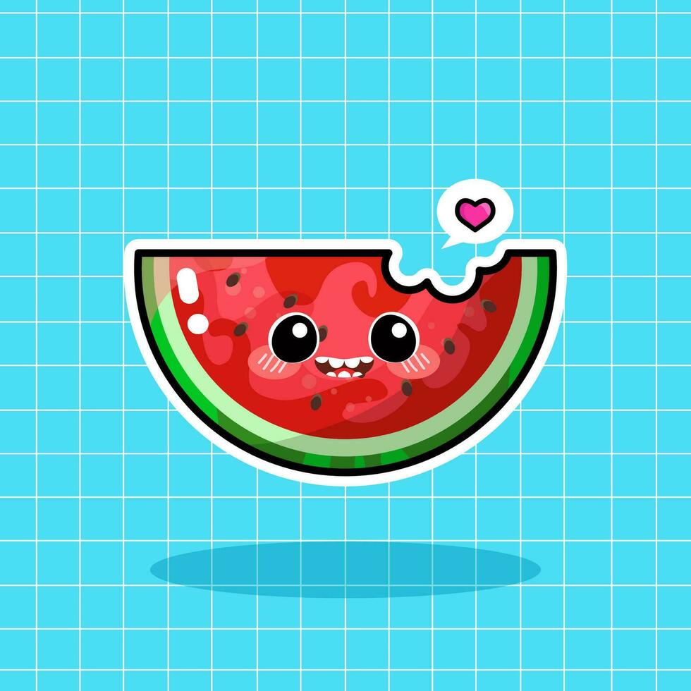 Watermelon Fruit Illustration vector