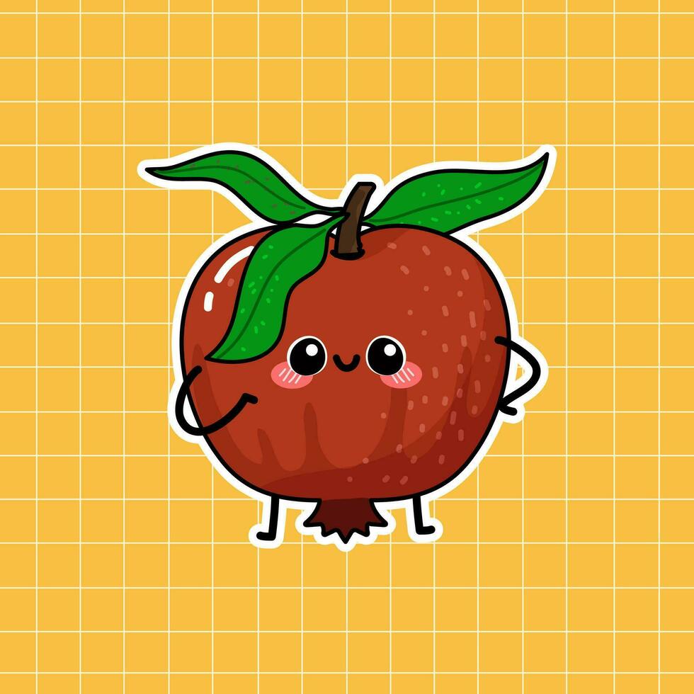 granada Fruta ilustración vector