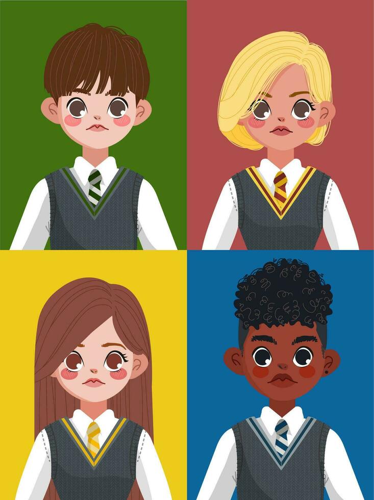 Wizarding School Student Illustration vector