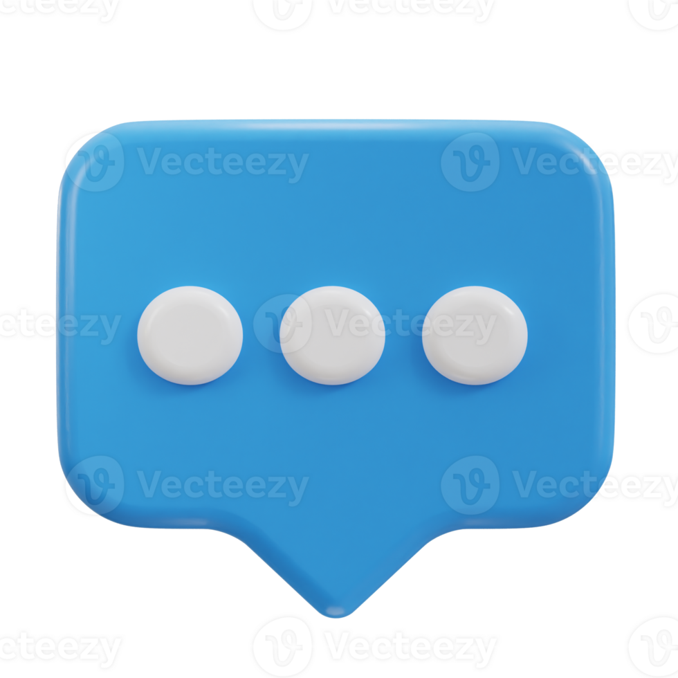 chatting commination Speech bubble 3d icon png