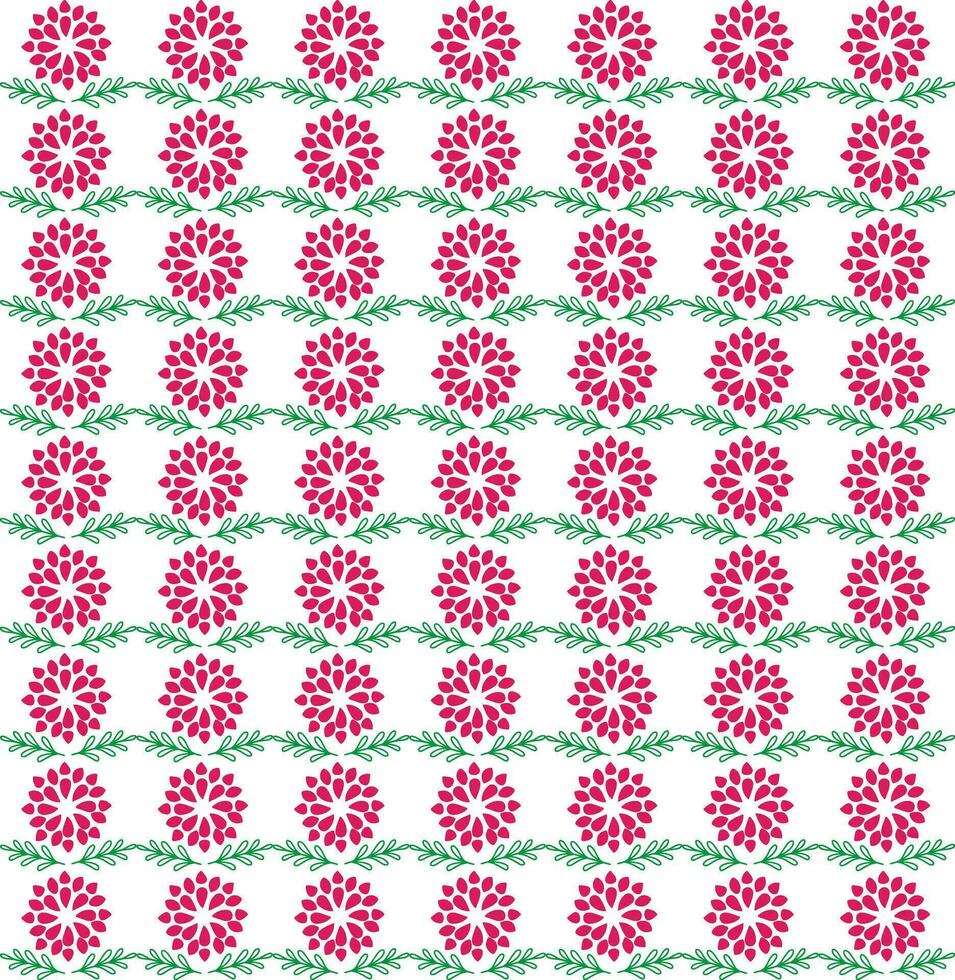 Geometric floral set of seamless patterns. White and black vector backgrounds. Simple illustrations.