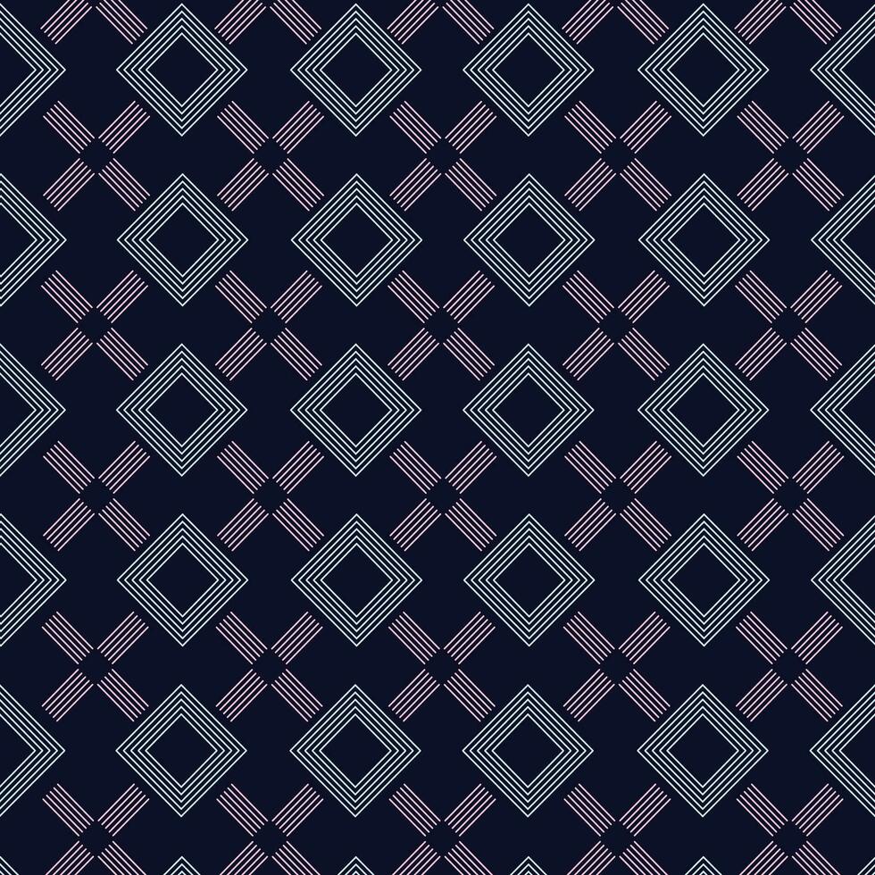 geometric small square in line shape random light purple and pink color vector