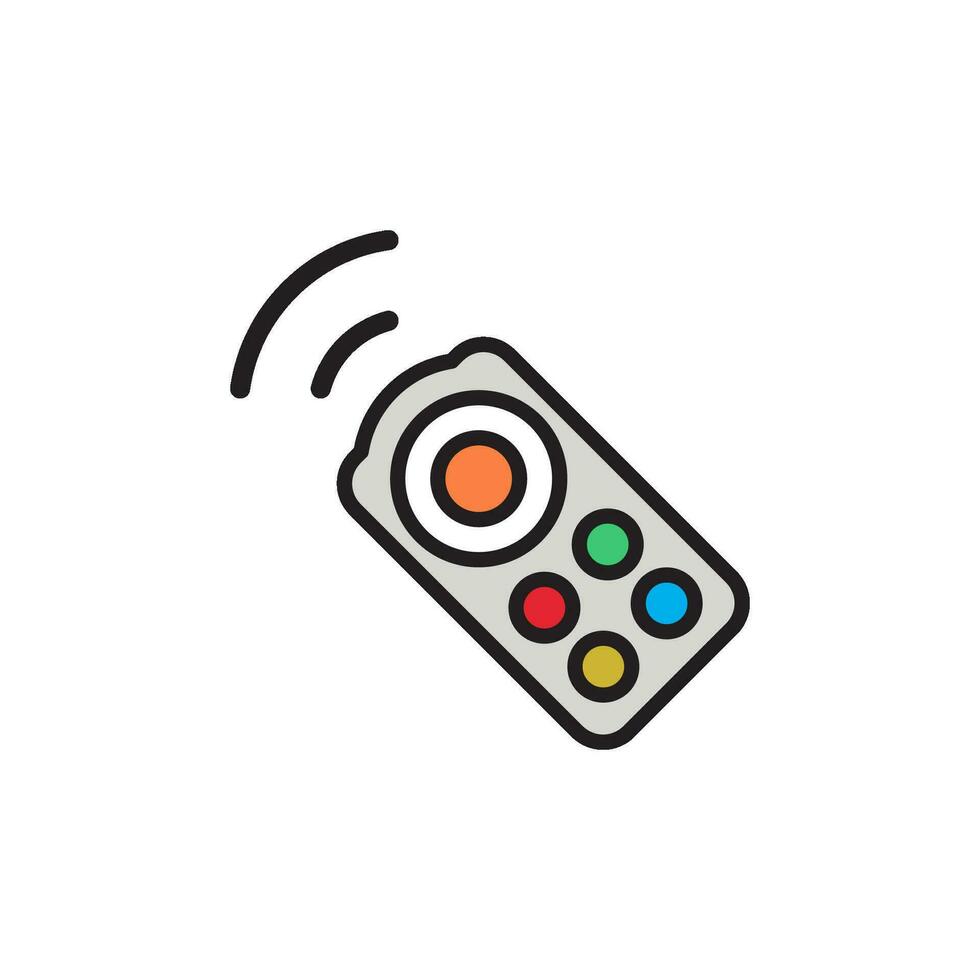 remote control icon design vector templates