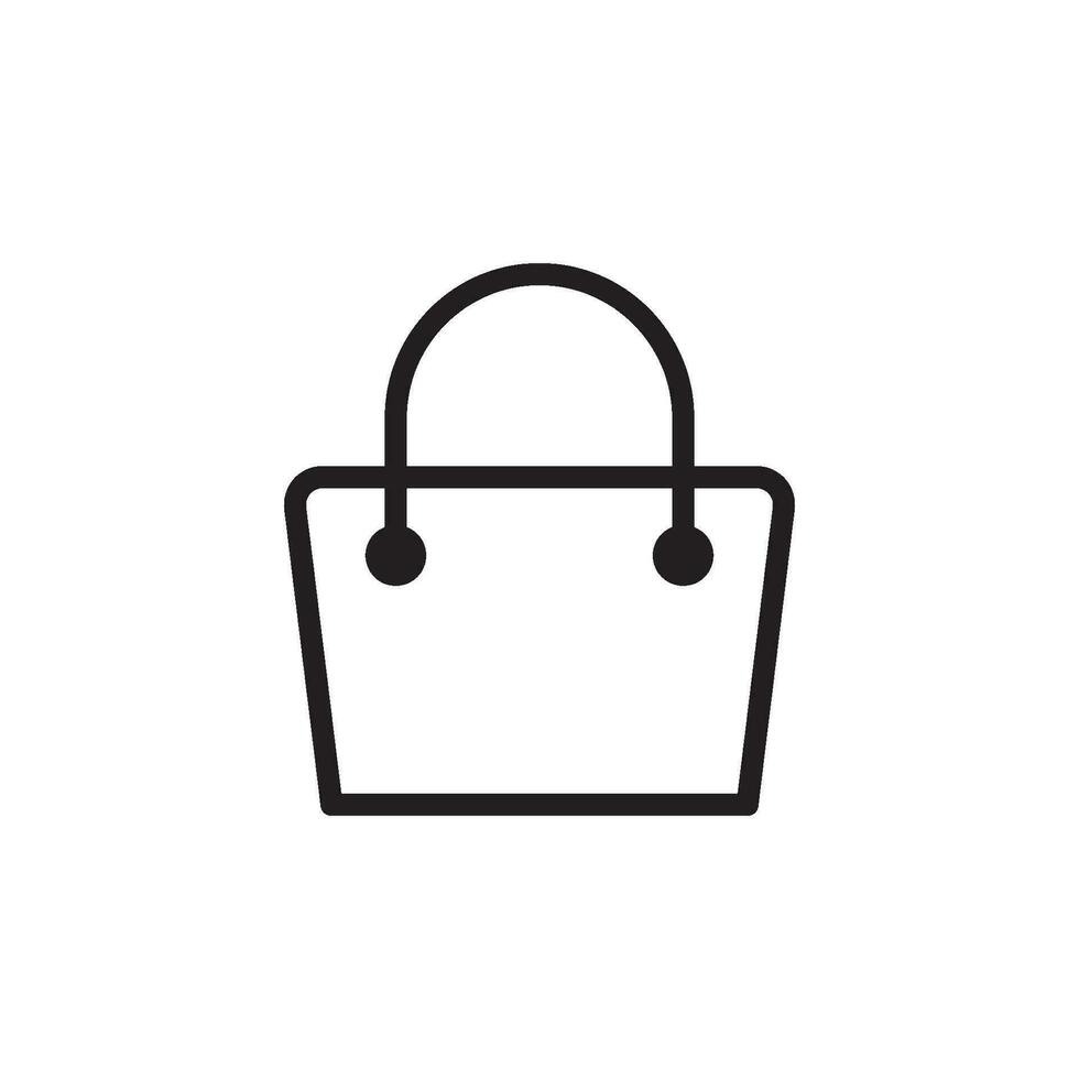 shopping bag icon design vector templates