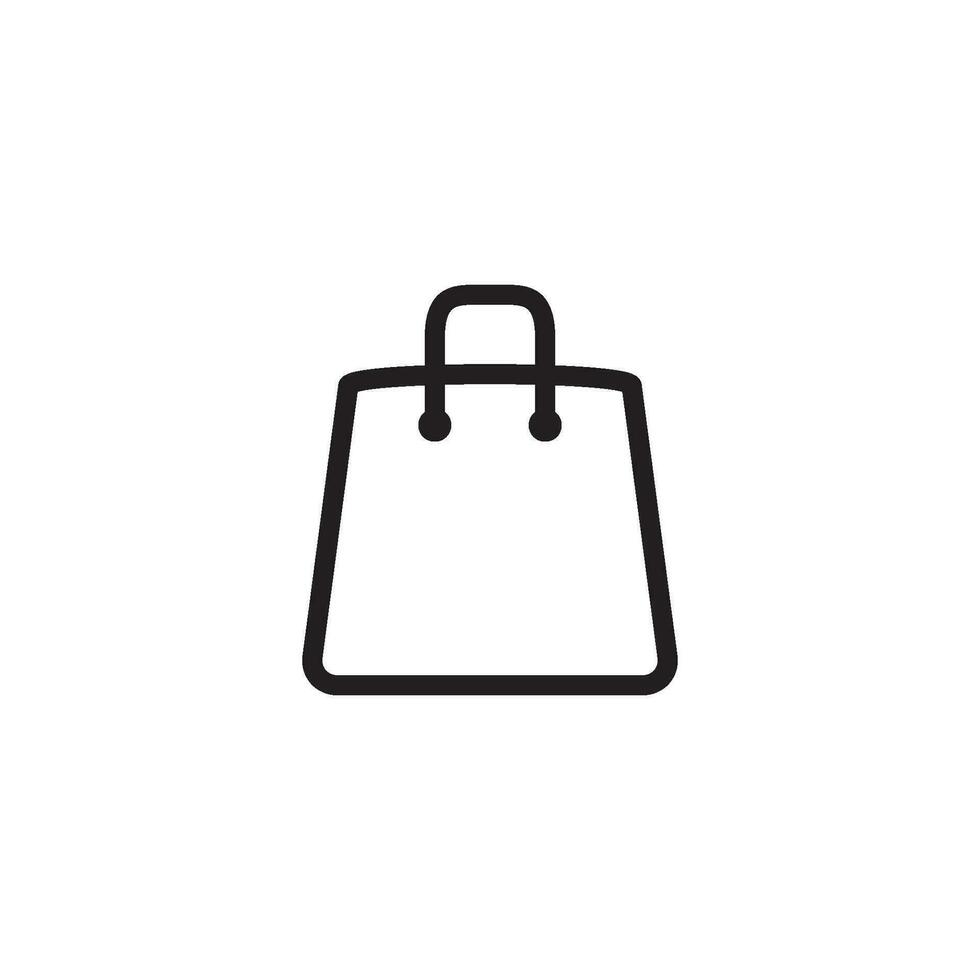 shopping bag icon design vector templates