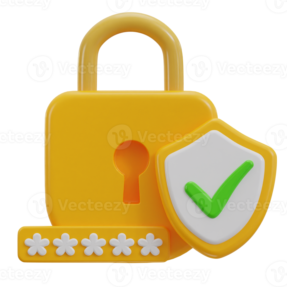 3d security verified icon png