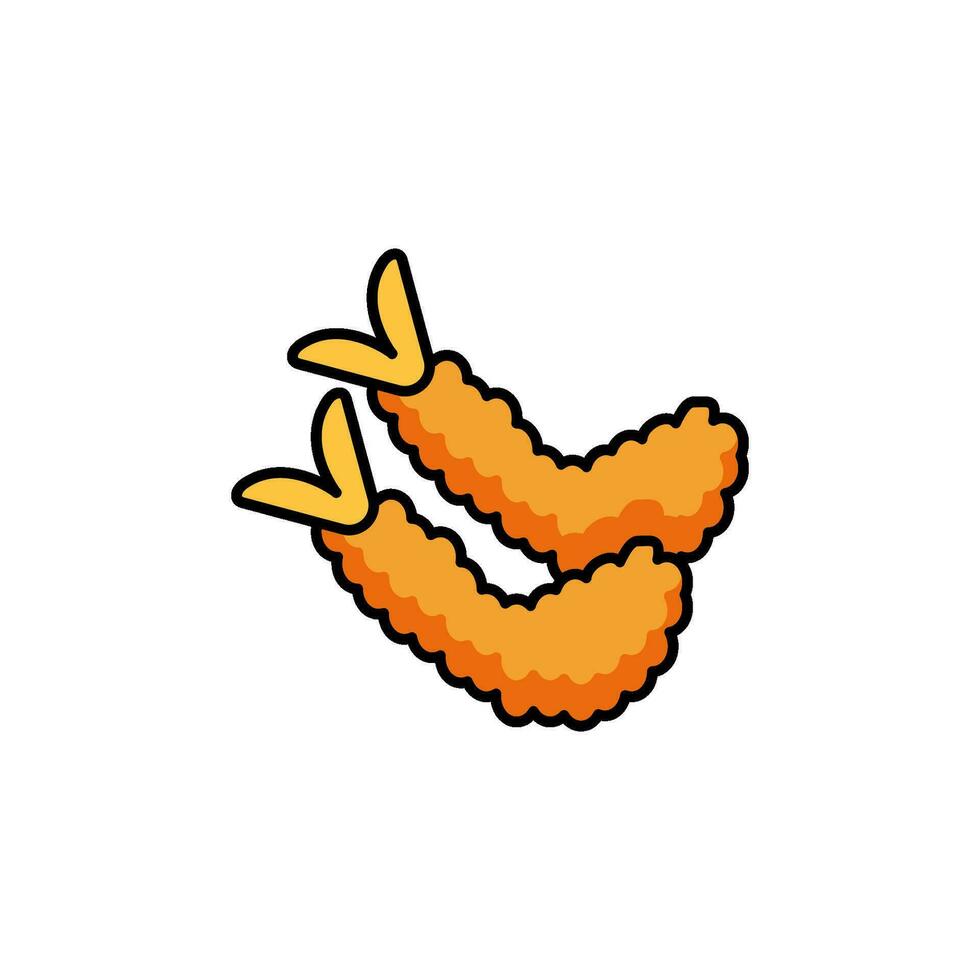 shrimp crisp icon vector design templates