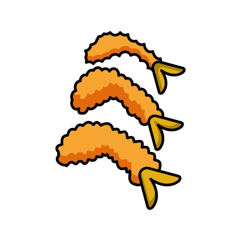 shrimp crisp icon vector design templates