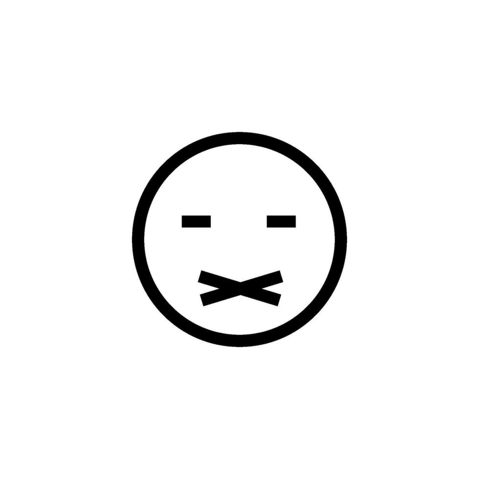 silent icon design vector templates