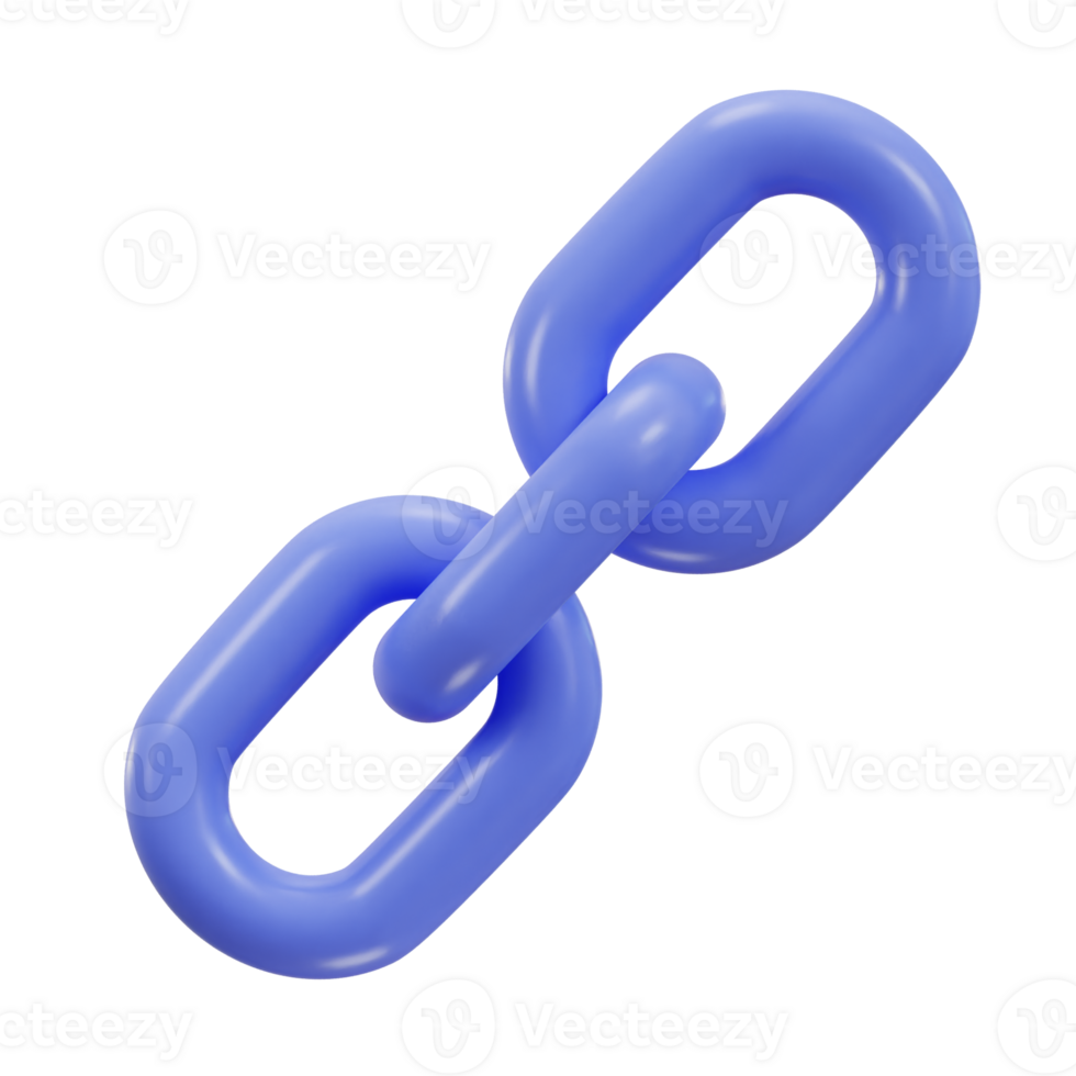 link chain icon 3d render png
