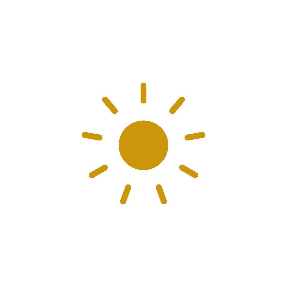 sun icon design vector templates