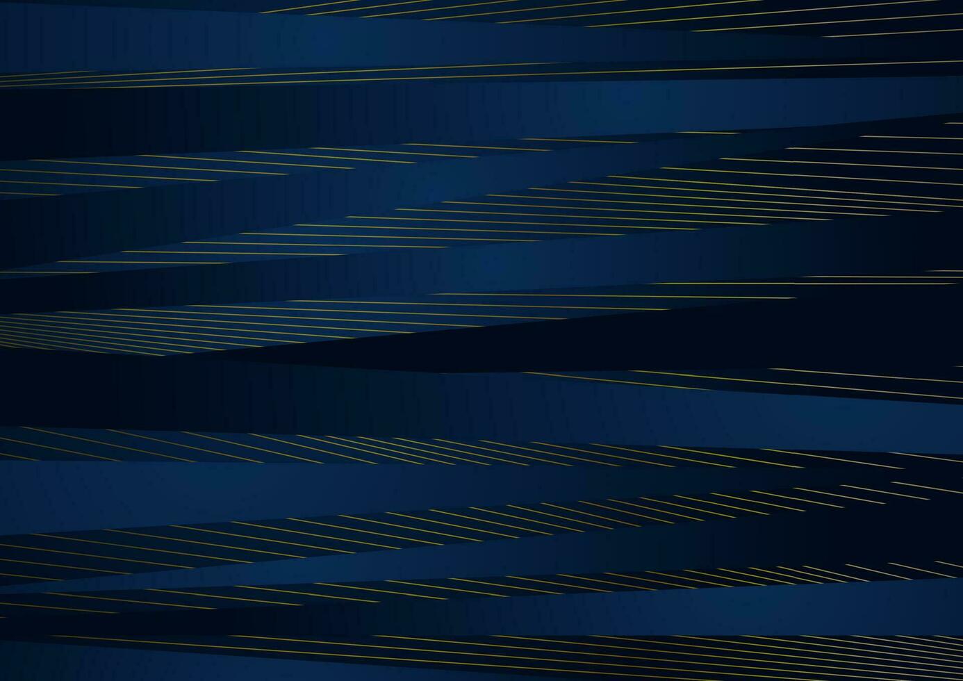 Concept abstract blue and golden background vector
