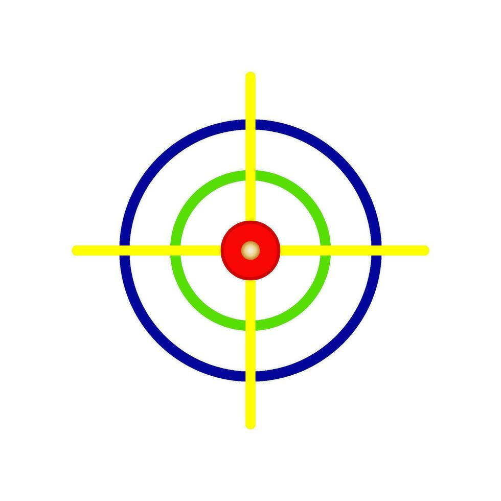 target icon design vector templates