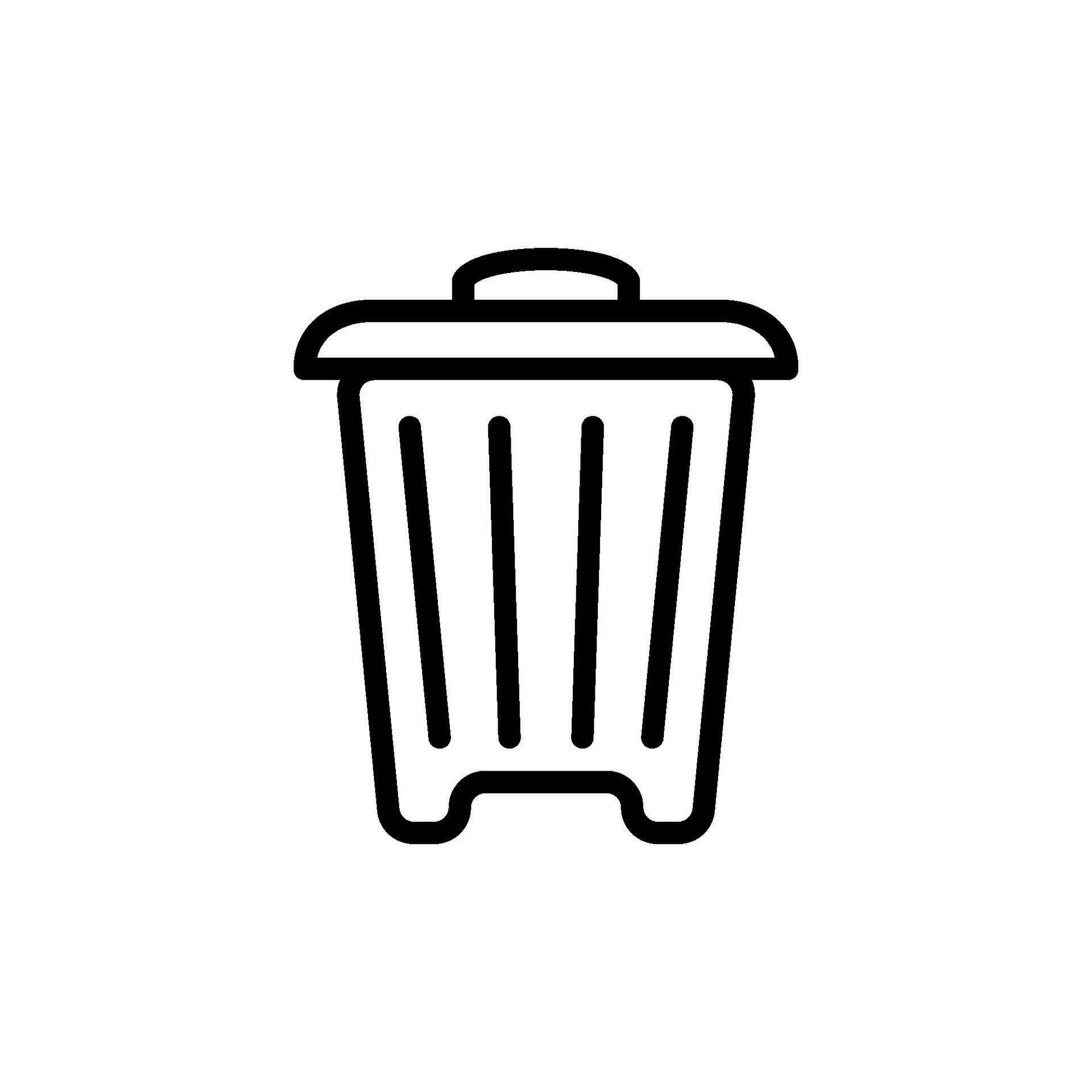 trash icon vector design templates 30772895 Vector Art at Vecteezy
