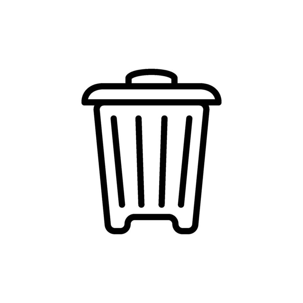 trash icon vector design templates