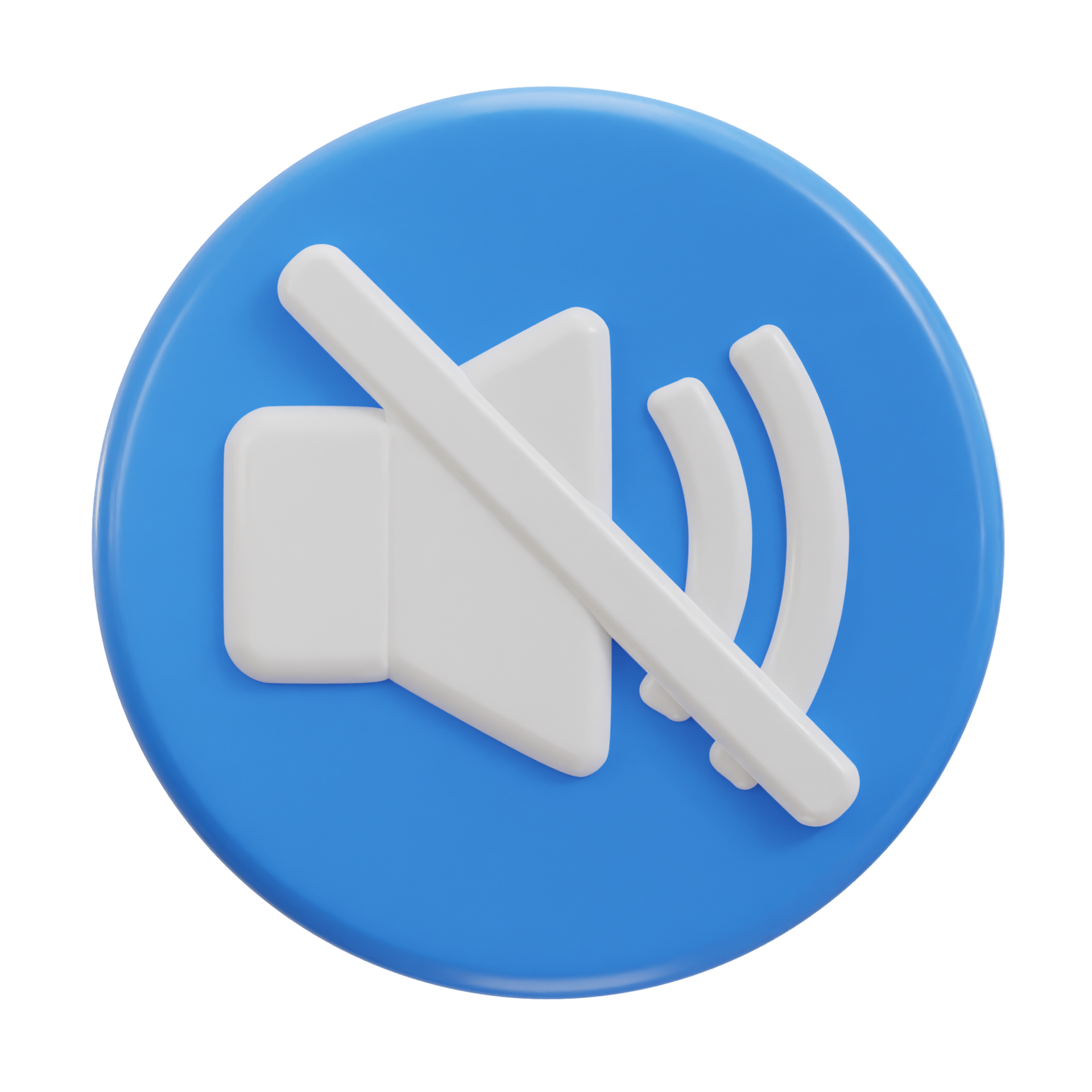 3d speaker mute icon no sound icon 30772995 PNG