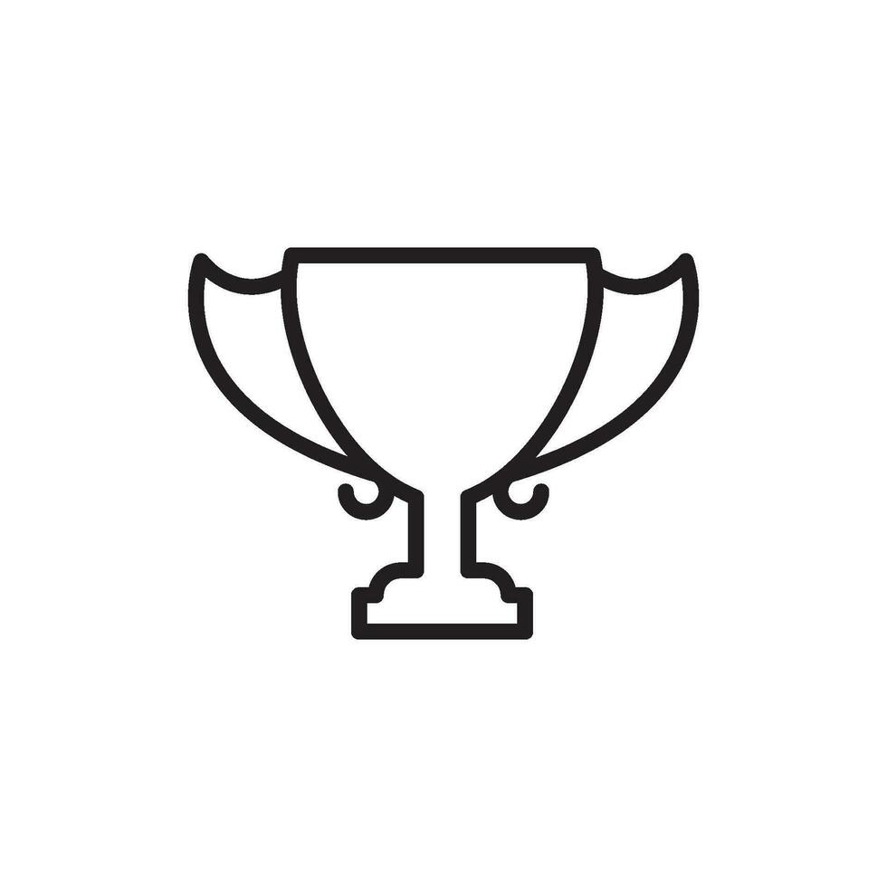 trophy icon design vector templates