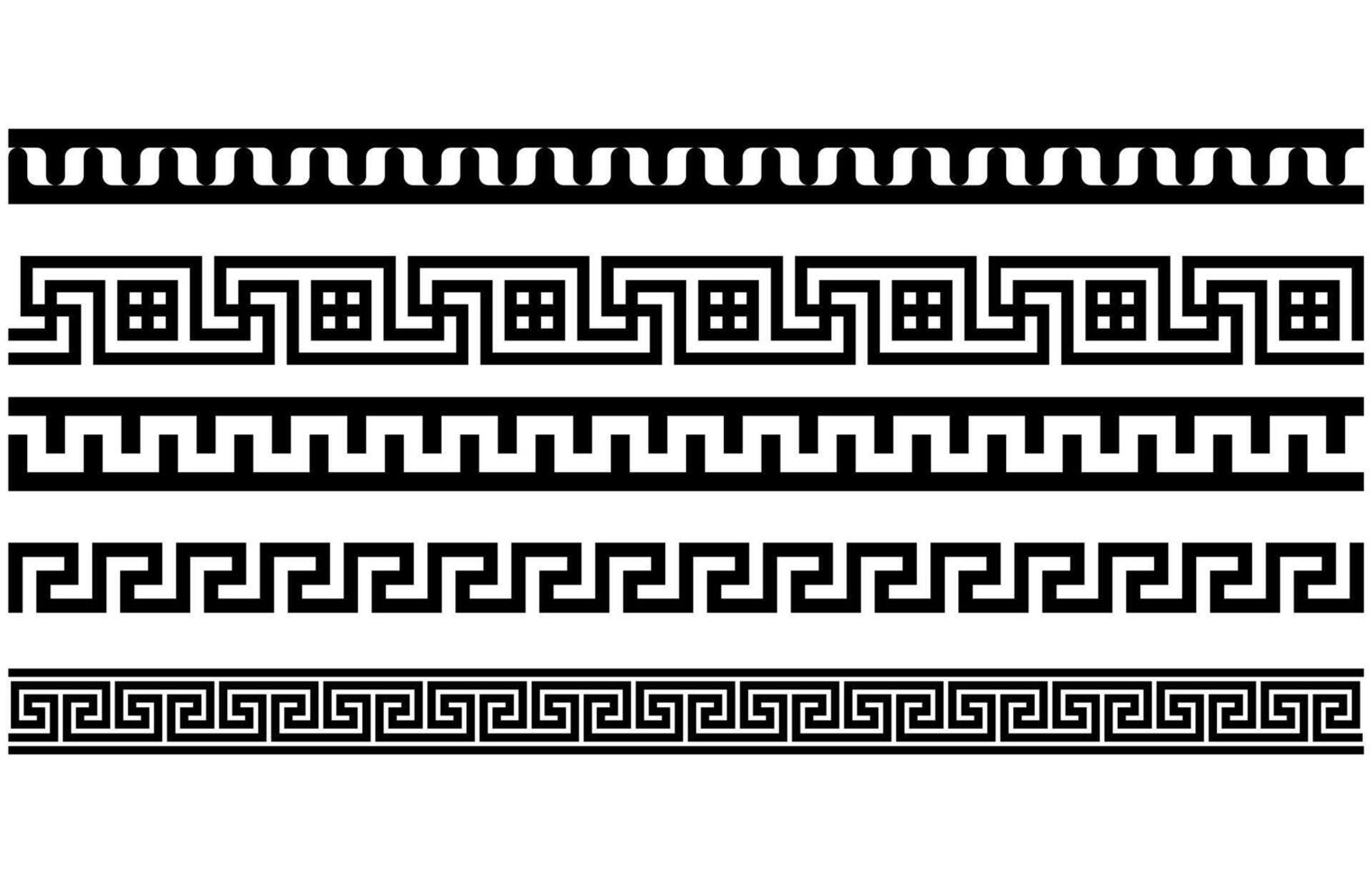 Black ornament collection set vector 30773129 Vector Art at Vecteezy