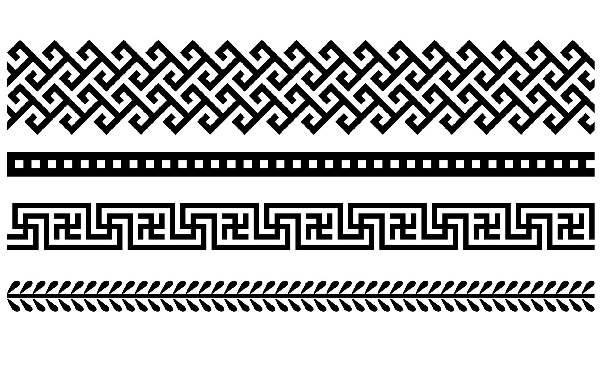 Black borders collection set vector 30773196 Vector Art at Vecteezy