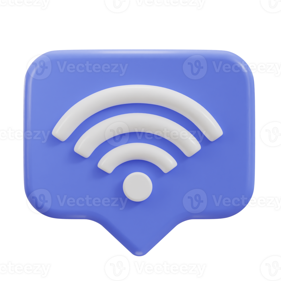 3d wifi wireless network icon png