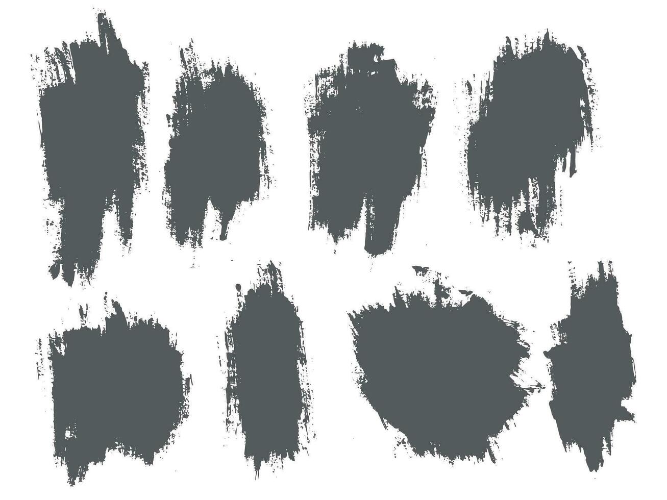 Dirty artistic paint brush stroke element vector