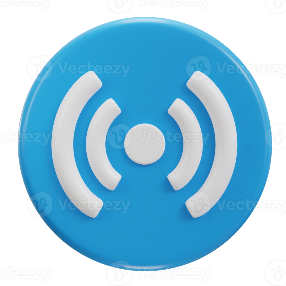 3d social media live streaming icon png